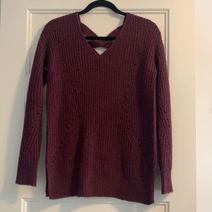 Sweater w/ Criss Cross detailing